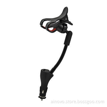 Dual USB car mount holder with Charger, for Nokia, HTC